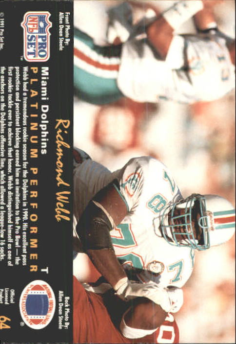 A0573- 1991 Pro Set Platinum Football Cards 1-200 -You Pick- 15+ FREE US SHIP