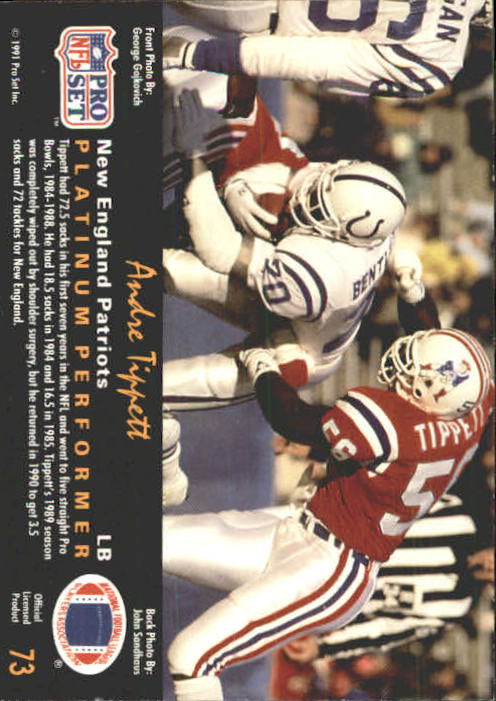 A0573- 1991 Pro Set Platinum Football Cards 1-200 -You Pick- 15+ FREE US SHIP