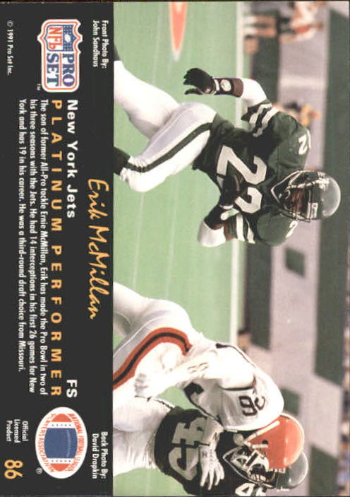 A0573- 1991 Pro Set Platinum Football Cards 1-200 -You Pick- 15+ FREE US SHIP