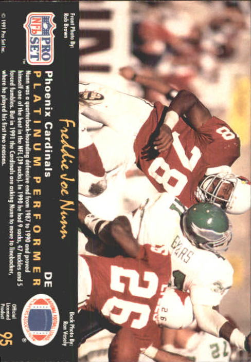 A0573- 1991 Pro Set Platinum Football Cards 1-200 -You Pick- 15+ FREE US SHIP