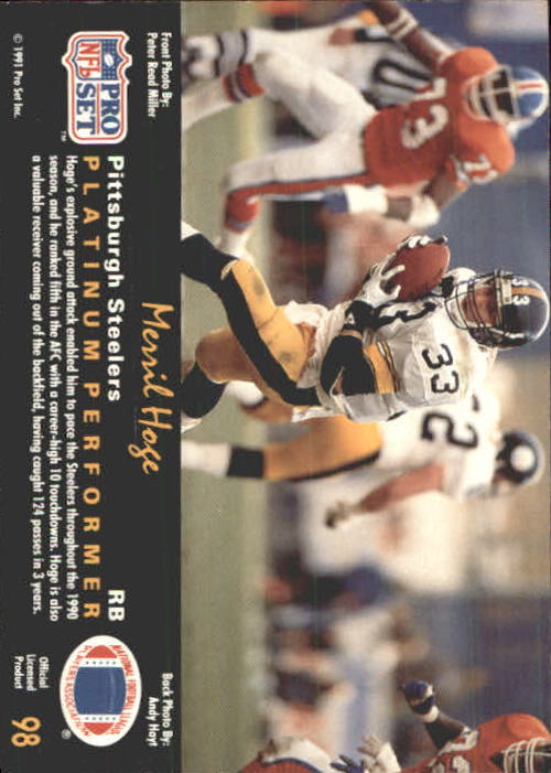 A0573- 1991 Pro Set Platinum Football Cards 1-200 -You Pick- 15+ FREE US SHIP