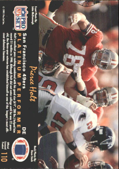 A0573- 1991 Pro Set Platinum Football Cards 1-200 -You Pick- 15+ FREE US SHIP