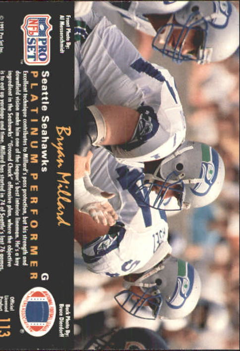 A0573- 1991 Pro Set Platinum Football Cards 1-200 -You Pick- 15+ FREE US SHIP