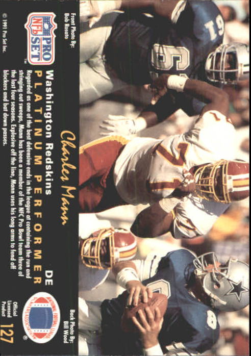 A0573- 1991 Pro Set Platinum Football Cards 1-200 -You Pick- 15+ FREE US SHIP