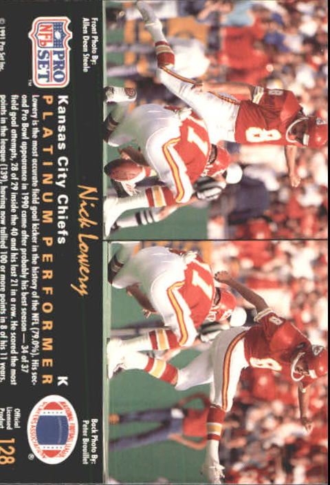 A0573- 1991 Pro Set Platinum Football Cards 1-200 -You Pick- 15+ FREE US SHIP