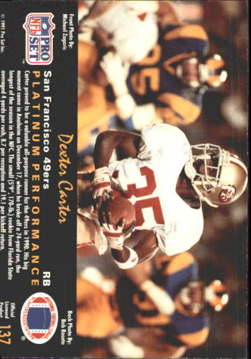 A0573- 1991 Pro Set Platinum Football Cards 1-200 -You Pick- 15+ FREE US SHIP