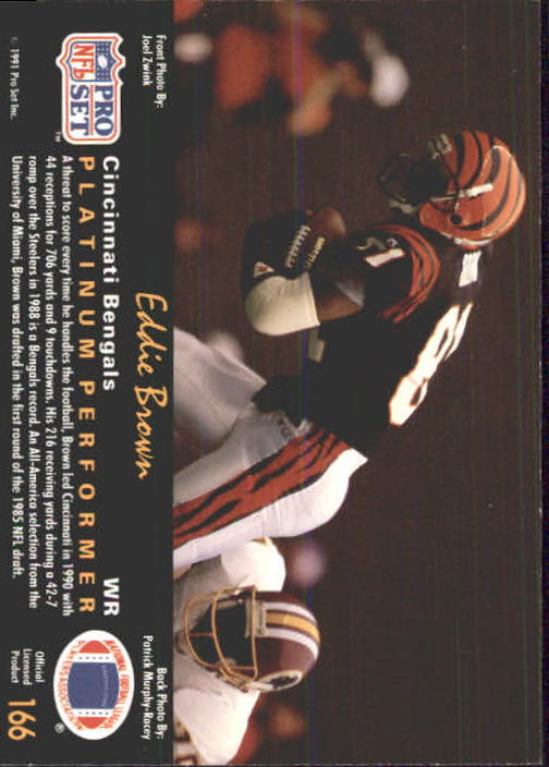 A0573- 1991 Pro Set Platinum Football Cards 1-200 -You Pick- 15+ FREE US SHIP