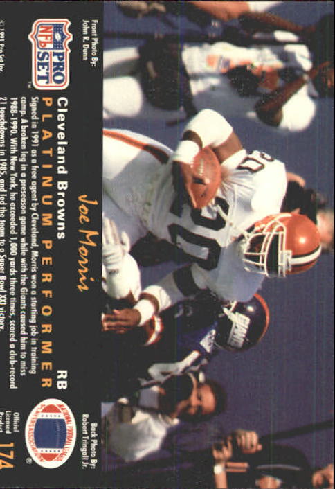 A0573- 1991 Pro Set Platinum Football Cards 1-200 -You Pick- 15+ FREE US SHIP