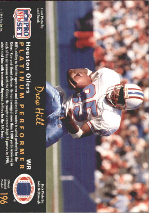 A0573- 1991 Pro Set Platinum Football Cards 1-200 -You Pick- 15+ FREE US SHIP