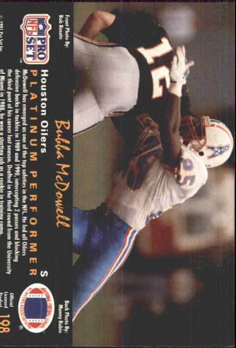 A0573- 1991 Pro Set Platinum Football Cards 1-200 -You Pick- 15+ FREE US SHIP