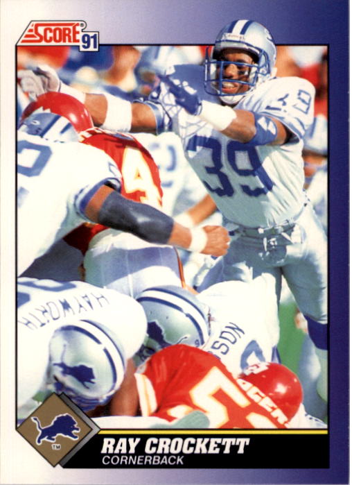 1991 Score Football Card #34 Ray Crockett RC | eBay