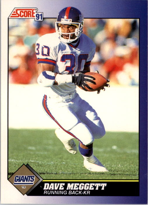 1989 Topps Traded #67T Dave Meggett RC Rookie New York Giants