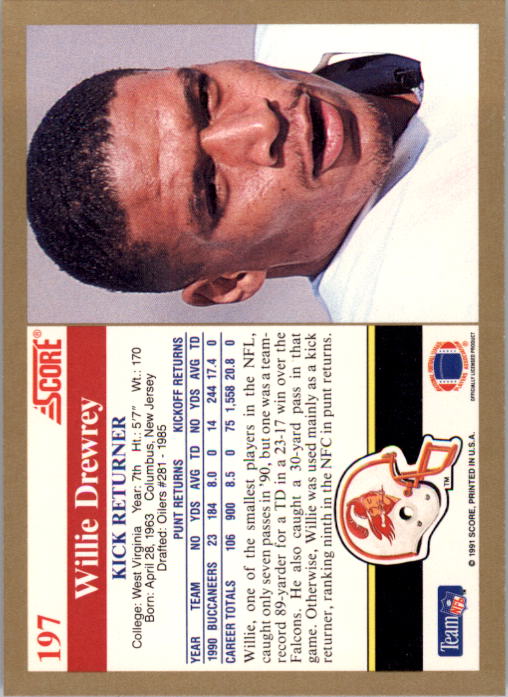 Sports Card Back