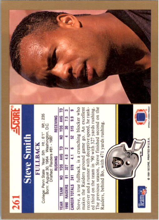 1991 Score Football Card Pick (Base) 252-507 - Picture 21 of 487