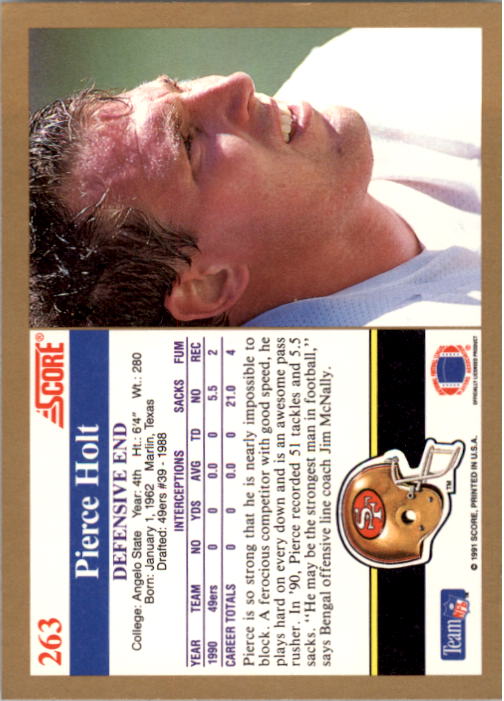 1991 Score Football Card Pick (Base) 252-507 - Picture 25 of 487