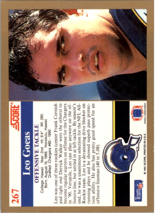 1991 Score Football Card Pick (Base) 252-507 - Picture 33 of 487