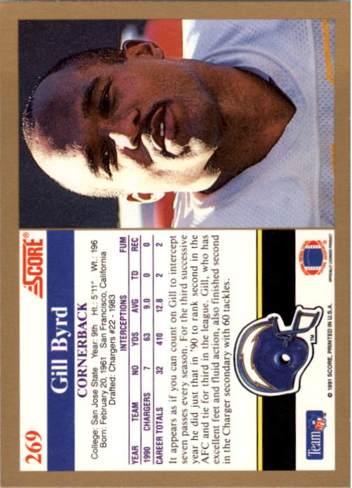 1991 Score Football Card Pick (Base) 252-507 - Picture 37 of 487