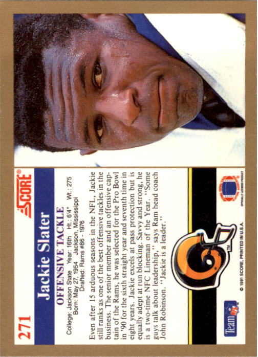 1991 Score Football Card Pick (Base) 252-507 - Picture 41 of 487