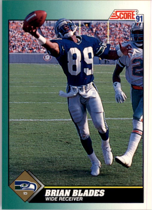 Brian Blades Rookie 1989 Pro Set #390 Seattle Seahawks