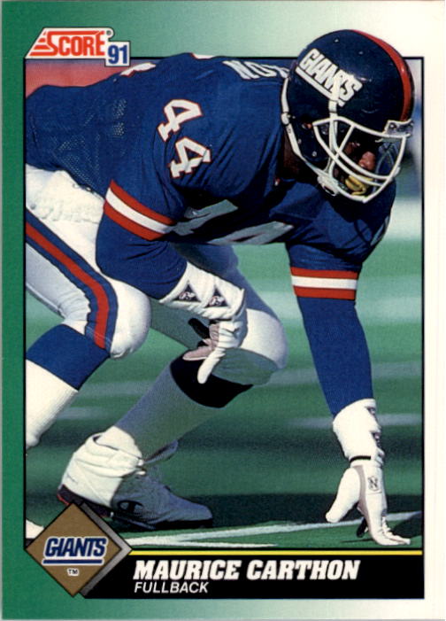 1991 Score Football Card Pick (Base) 252-507 - Picture 106 of 487