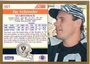 1991 Score Football Card Pick (Base) 252-507 - Picture 213 of 487
