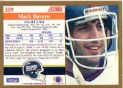 1991 Score #359 Mark Bavaro back image