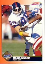 1991 Score #359 Mark Bavaro