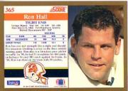 1991 Score #365 Ron Hall back image