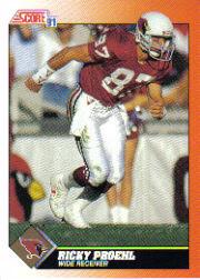 1991 Score Football Card Pick (Base) 252-507 - Picture 236 of 487
