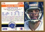 1991 Score #370 Anthony Miller back image