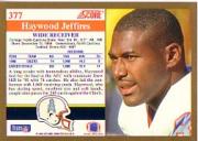 1991 Score Football Card Pick (Base) 252-507 - Picture 253 of 487