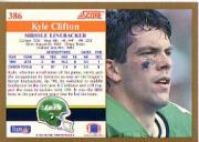 1991 Score Football Card Pick (Base) 252-507 - Picture 268 of 487