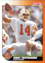 1991 Score Football Card Pick (Base) 252-507 - Picture 289 of 487
