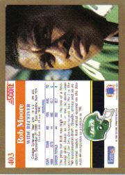 1991 Score Football Card Pick (Base) 252-507 - Picture 298 of 487