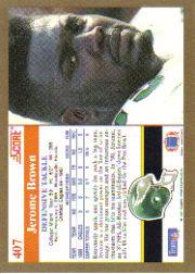 1991 Score Football Card Pick (Base) 252-507 - Picture 306 of 487