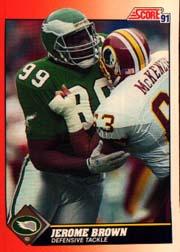 1991 Score Football Card Pick (Base) 252-507 - Picture 305 of 487