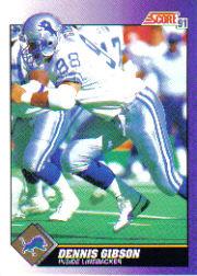 1991 Score Football Card Pick (Base) 252-507 - Picture 316 of 487