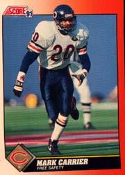 1991 Score Football Card Pick (Base) 252-507 - Picture 322 of 487