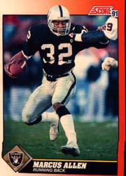 1991 Score Football Card Pick (Base) 252-507 - Picture 328 of 487