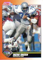 1991 Score Football Card Pick (Base) 252-507 - Picture 336 of 487