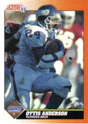 1991 Score Football Card Pick (Base) 252-507 - Picture 354 of 487