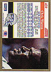 1991 Score Football Card Pick (Base) 252-507 - Picture 367 of 487