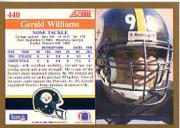 1991 Score #440 Gerald Williams back image