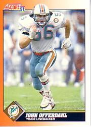 1991 Score Football Card Pick (Base) 252-507 - Picture 376 of 487
