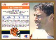 1991 Score Football Card Pick (Base) 252-507 - Picture 389 of 487