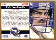 1991 Score Football Card Pick (Base) 252-507 - Picture 397 of 487