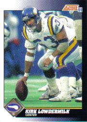 1991 Score Football Card Pick (Base) 252-507 - Picture 396 of 487