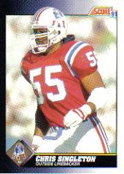 1991 Score Football Card Pick (Base) 252-507 - Picture 398 of 487