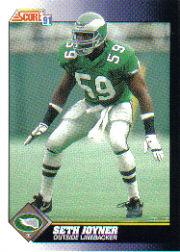 1991 Score Football Card Pick (Base) 252-507 - Picture 400 of 487