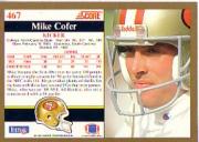 1991 Score Football Card Pick (Base) 252-507 - Picture 413 of 487